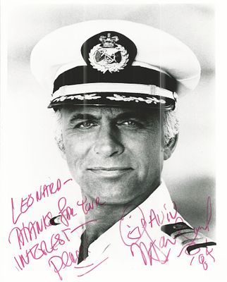 The Love Boat Gavin MacLeod Signed Photo. The Love Boat Signed Photo Autographed by Gavin 