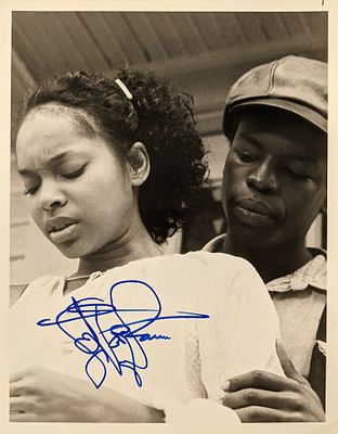 Roots Levar Burton signed photo. 8x10 inches