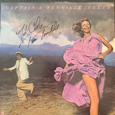 Captain & Tennille Dream signed album. GFA Authenticated. Captain & Tennille Dream signed album 