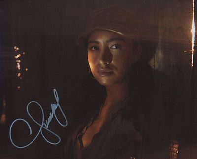 Christian Serratos signed Walking Dead photo. Christian Serratos signed photo. 8x10 inches.