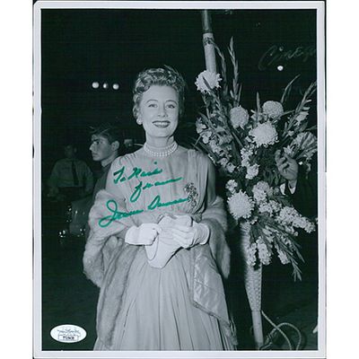 The Awful Truth Actress Irene Dunne Signed Photo. Irene Dunne Actress Signed 8x10 Vintage Glossy 