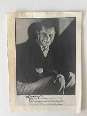 Father Knows Best Robert Young signed print. Robert Young signed print. 8x12 inches