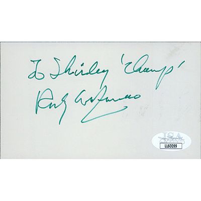 Rocky Graziano Signed 3x5 Index Card. Autographed index card: Rocky Graziano Signed 3x5 Index 