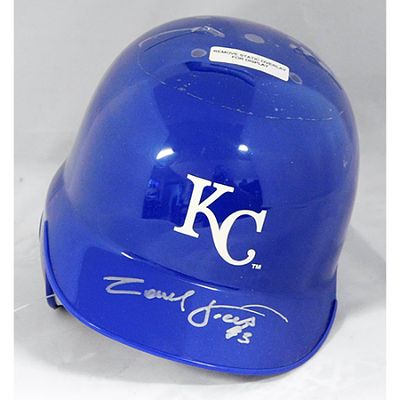 Kansas City Royals Carlos Febles Signed Mini Helmet JSA Authenticated. Signed Carlos Febles 