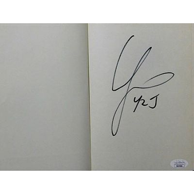 WWE Chris Jericho The Best In The World Signed 1st Ed Hardcover Book JSA Authentic