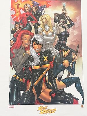 Marvel X-Women United Poster by Salvador Larroca. 18x24 inches