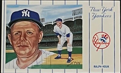 1961 New York Yankees Team Ralph Houk Postcard Series No.1. Card 10 of 12. 1991 Historic Limited 