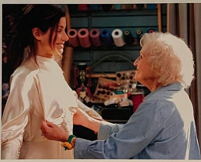 Betty White and Sandra Bullock Unsigned Photo