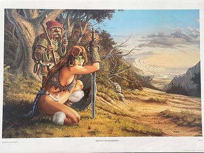 Ancients & Innocents - Waiting For Shadamehr Artwork by Larry Elmore. Ancients & Innocents - 