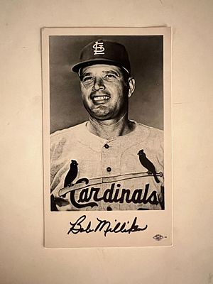 Bob Milliken facsimile signed photo. 3x5 inches