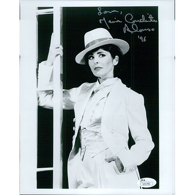 Kiss of the Spider Woman Maria Conchita Alonso Signed 8x10 Matte Photo JSA Authenticated. Signed 