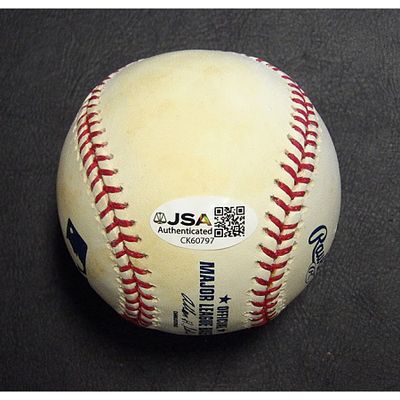 Anaheim Angels Bengie Molina Signed Rawlings Official Major League Baseball JSA Authenticated. Si 