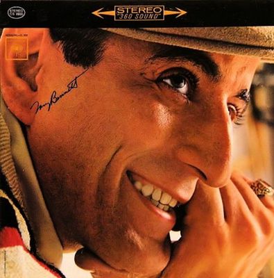 Tony Bennett signed I Wanna Be Around album. Tony Bennett 1963 I Wanna Be Around album 