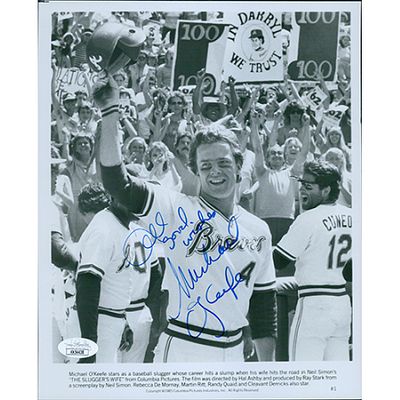 The Slugger's Wife Michael O'Keefe Signed 8x10 Glossy Photo JSA Authenticated. Signed Michael 