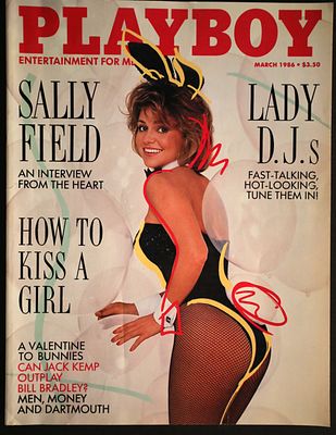 Playboy Magazine March 1986 Sally Field Cover