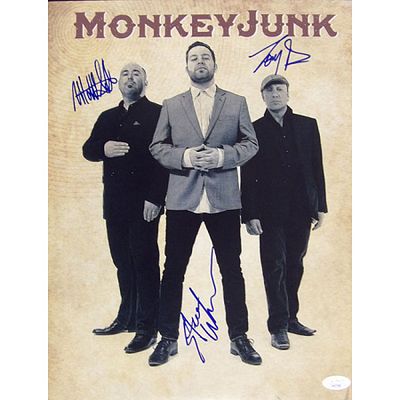 MonkeyJunk Band Signed 11x14 Matte Photo JSA Authenticated by 3. Signed MonkeyJunk 11x14 matte 
