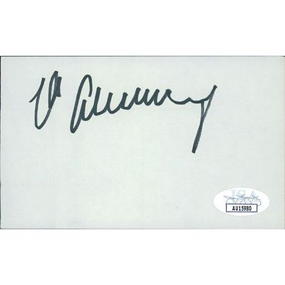 Max Schmeling Signed 3x5 Index Card. Autographed index card: Max Schmeling Signed 3x5 Index 