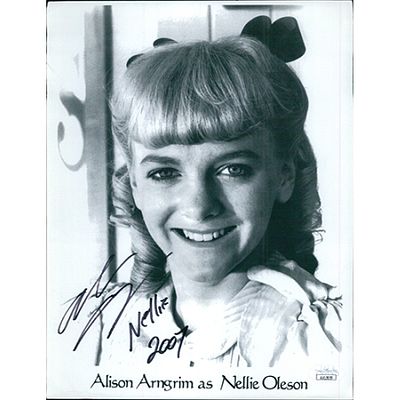 Little House on the Prairie Alison Arngrim signed photo. JSA Authenticated. Little House on the 