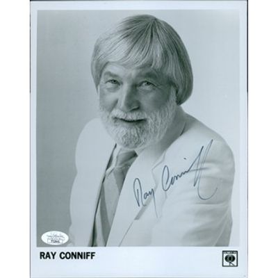 Big Band Musician Ray Conniff Signed 8x10 Glossy Promo Photo JSA Authenticated. Signed Ray 