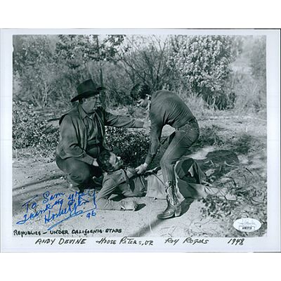 Under California Stars House Peters Jr. Signed Photo. House Peters Jr. Under California Stars 