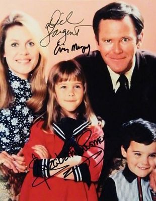 Bewitched signed family portrait photo. 8 in. by 10 in. Bewitched family portrait photo 