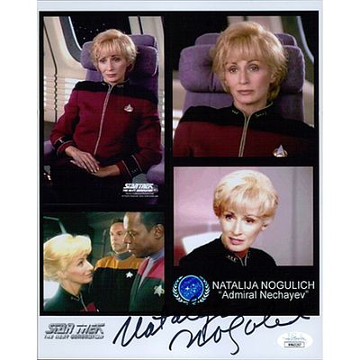 Star Trek: The Next Generation Natalija Nogulich Signed 8x10 Matte Promo Photo JSA Authenticated. 
