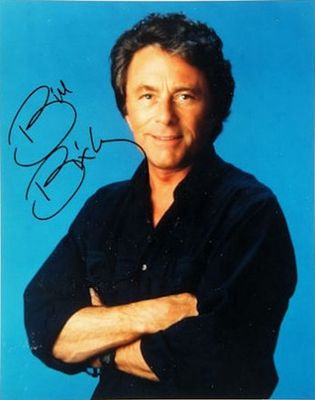 The Incredible Hulk Bill Bixby signed photo. 8 in. by 10 in. Portrait photo autographed by Bill 