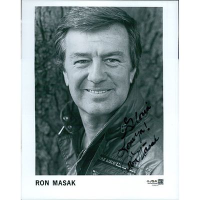 Murder, She Wrote Ron Masak Actor Signed Photo JSA Authenticated Personalized. Signed Ron Masak 