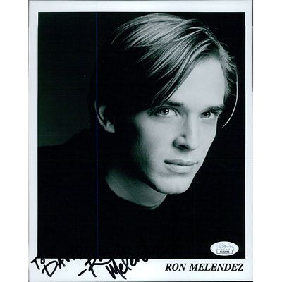 General Hospital Ron Melendez Actor SignedPhoto JSA Authenticated. Signed Ron Melendez 8x10 