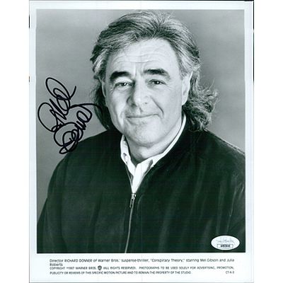 Superman Richard Donner Signed Photo JSA Authenticated. Signed Richard Donner Conspiracy Theory 