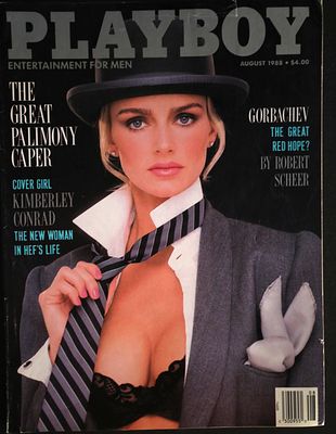 Playboy Magazine August 1988 Kimberley Conrad Cover