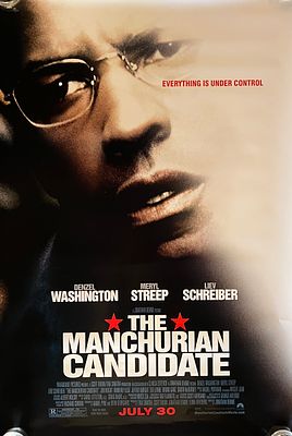 The Manchurian Candidate 2004 original movie poster. The Manchurian Candidate original movie 