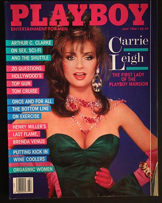 Playboy Magazine July 1986 Carrie Leigh Issue