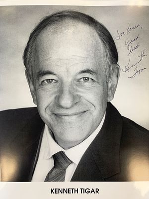 Man From Atlantis Kenneth Tigar signed photo. Kenneth Tigar signed photo. 8x10 inches