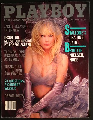 Playboy Magazine August 1986 Issue