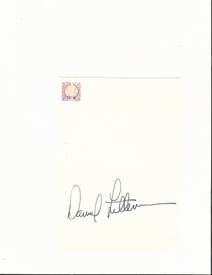 Talk Show Host David Letterman hand drawn Christmas card. David Letterman hand drawn Christmas card