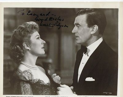 The Miniver Story Walter Pidgeon signed movie photo. The Miniver Story signed movie photo 