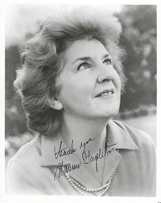 The Fugitive Maureen Stapleton signed photo. Maureen Stapleton signed photo. 8x10 inches