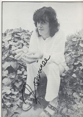 Donovan signed photo. Donovan signed large book weight photo about 9x15