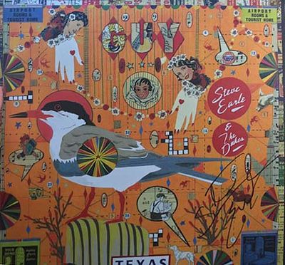 Steve Earle signed album "Guy" LP