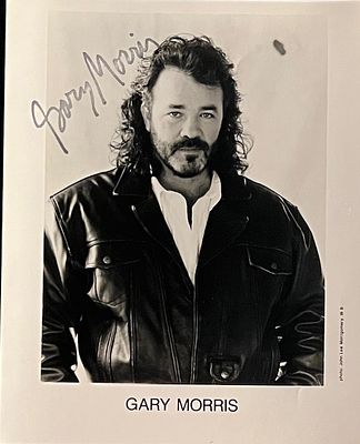 Country Pop Singer Gary Morris Signed Photo. 8x10 inches.