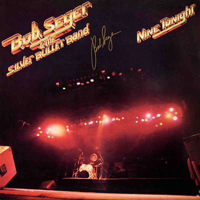 Bob Seger signed Nine Tonight album. Bob Seger 1981 Nine Tonight album autographed by Bob Seger.