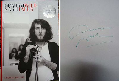 Graham Nash Wild Tales signed book