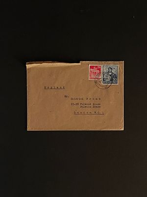 Vintage London England First Day Cover
