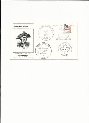Birth of the Nation - First Day Cover - West Suburban Stamp Club, Plymouth MI - 1979. Birth of 