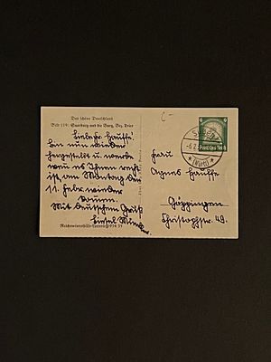 1936 German Reich Frist Day Cover