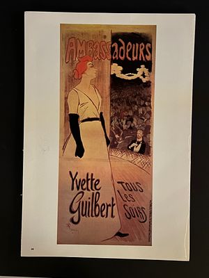 Paris France Follies Bergere Vintage Art Print