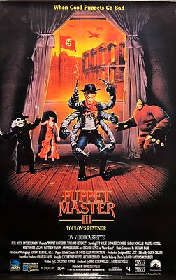 Puppet Master III Toulon's Revenge original movie poster This item is part of an exclusive 