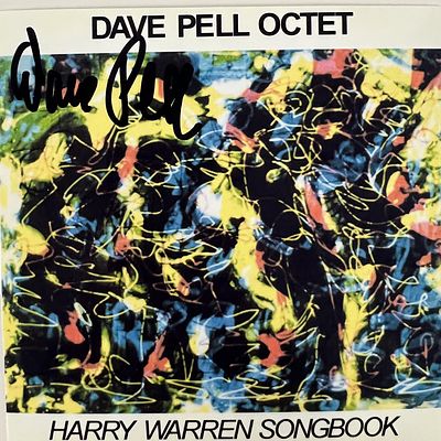 Dave Pell Harry Warren Songbook signed CD. 5x5 inches