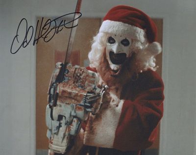 Terrifier 3 David Howard Thornton Signed Photo. 8x10 Color In Person signed fantastic shot as 